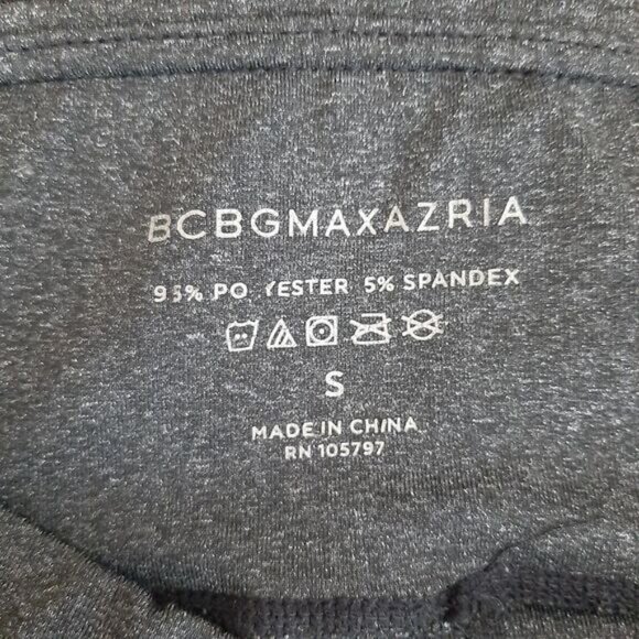 BCBG MAXAZRIA Athletic Capri Leggings Mesh Insert Panels Sz S - Picture 9 of 9